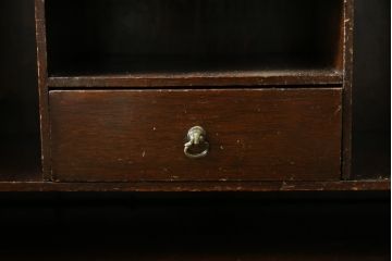 イギリスアンティーク　希少サイズ　ウォールナットの杢目が美しい小振りなライティングビューロー(机、在宅用、在宅ワーク用、ワークデスク、英国)(R-084248)