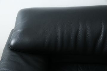 中古　美品　展示品　Poltromec(ポルトロメック)社　ジェミニシリーズ　レザー(本革)　1人掛けソファ(一人掛け、1Pソファ)(定価約30万円)(R-084249)