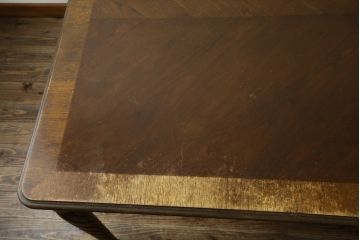 中古　DREXEL HERITAGE(ドレクセルヘリテイジ)　Tuscany Manor(タスカニー・マナー)　優雅な彫刻が上質なアンティーク空間を演出するダイニングテーブル(食卓、4人掛け、6人掛け)(R-084252)