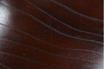 中古　美品!!　仙台民芸箪笥(仙台箪笥)　欅産業　凝ったつくりの大振りの金具が目を惹く漆塗りの仙台箪笥サイドボード　(R-084255)