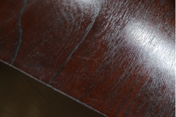 中古　美品!!　仙台民芸箪笥(仙台箪笥)　欅産業　凝ったつくりの大振りの金具が目を惹く漆塗りの仙台箪笥サイドボード　(R-084255)