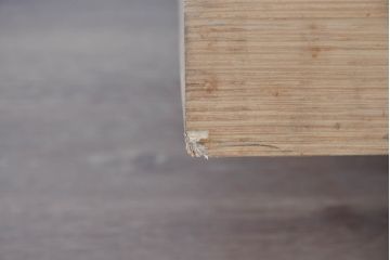 中古　CONDE HOUSE(カンディハウス)　オーク材の温もりとシンプルモダンなデザインが魅力のサイドキャビネット(サイドボード、戸棚、収納棚)(R-084258)