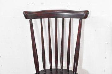 中古　美品‼　民芸家具　落ち着いた色味が上品な雰囲気を醸し出すウィンザーチェア(板座チェア、ダイニングチェア、アームレスチェア、椅子、イス)(R-084260)