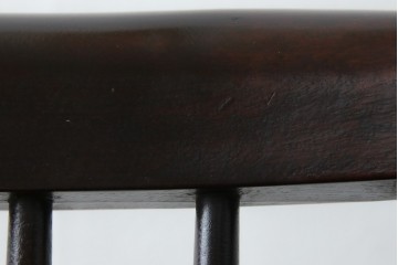 中古　美品!!　民芸家具　落ち着いた色味が上品な雰囲気を醸し出すウィンザーチェア(板座チェア、ダイニングチェア、アームレスチェア、椅子、イス)(R-084260)