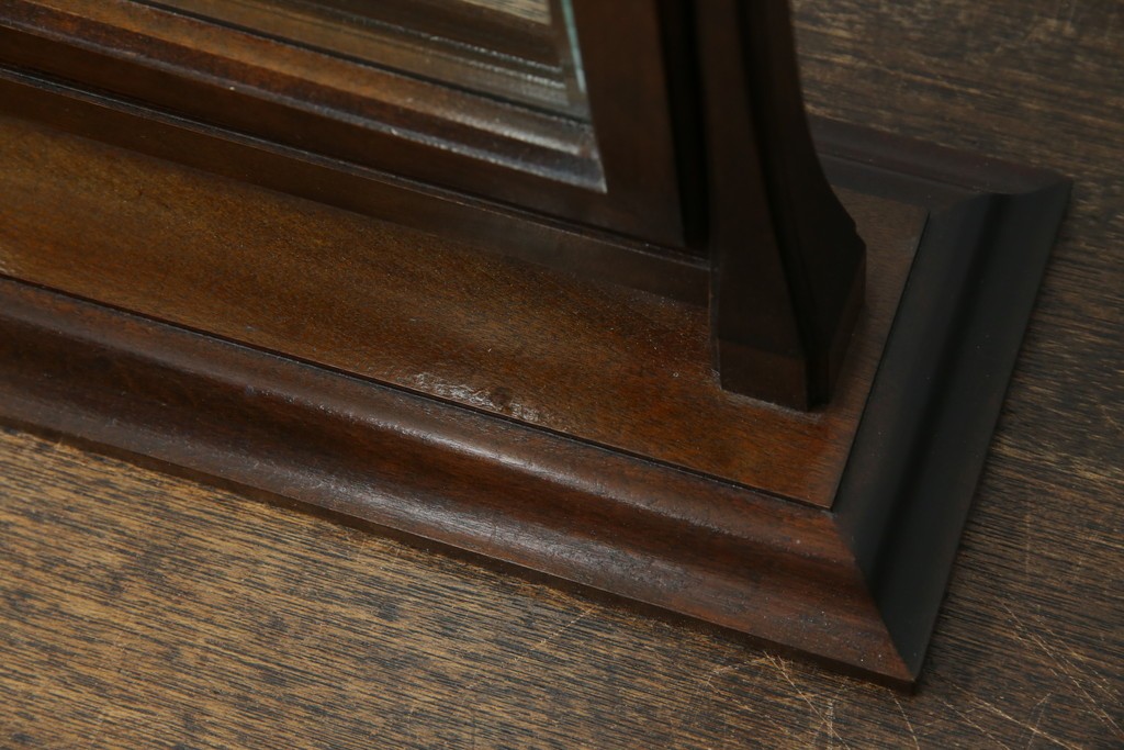 中古　美品　松本民芸家具　シックな佇まいが魅力の卓上ミラー　(R-084263)