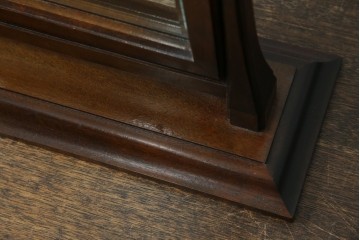 中古　美品　松本民芸家具　シックな佇まいが魅力の卓上ミラー　(R-084263)