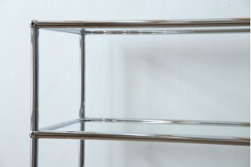 中古　美品　スイス　USMハラー(USM Haller)　オープンラック　定価約23万円相当　(R-084268)