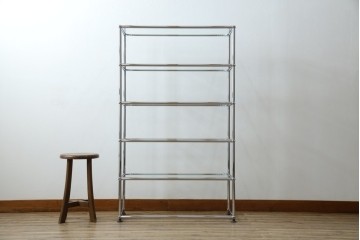 中古　美品　スイス　USMハラー(USM Haller)　オープンラック　定価約23万円相当　(R-084268)