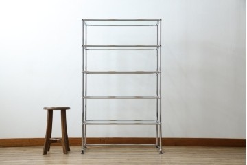 中古　美品　スイス　USMハラー(USM Haller)　オープンラック　定価約23万円相当　(R-084268)