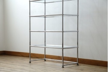 中古　美品　スイス　USMハラー(USM Haller)　オープンラック　定価約23万円相当　(R-084268)