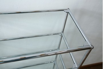 中古　美品　スイス　USMハラー(USM Haller)　オープンラック　定価約23万円相当　(R-084268)