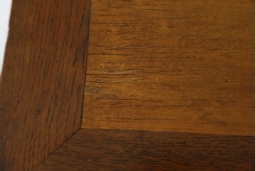 和製アンティーク　希少!!　繊細で個性的なデザインが魅力!楢(ナラ)材の花台　(R-084270)