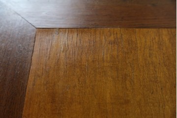 和製アンティーク　希少!!　繊細で個性的なデザインが魅力!楢(ナラ)材の花台　(R-084270)