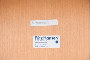 中古　美品　FRITZ HANSEN(フリッツ・ハンセン)　SERIES 7(セブンチェア)　ビーチ材　北欧モダンなお部屋におすすめ!シャープな脚がお洒落なダイニングチェア(板座チェア、椅子、イス)(R-084272)