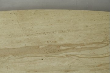 ヨーロッパヴィンテージ　重厚感のある大理石のモダンなローテーブル　(R-084273)