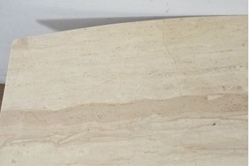ヨーロッパビンテージ　重厚感のある大理石のモダンなローテーブル(センターテーブル、リビングテーブル、ヴィンテージ)(R-084273)