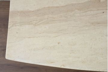 ヨーロッパビンテージ　重厚感のある大理石のモダンなローテーブル(センターテーブル、リビングテーブル、ヴィンテージ)(R-084273)