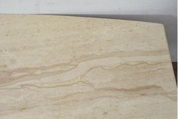 ヨーロッパビンテージ　重厚感のある大理石のモダンなローテーブル(センターテーブル、リビングテーブル、ヴィンテージ)(R-084273)