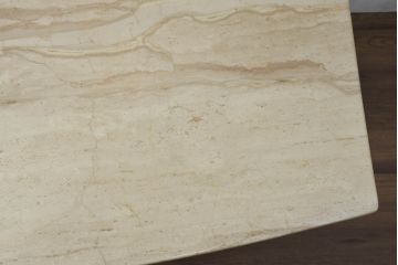 ヨーロッパビンテージ　重厚感のある大理石のモダンなローテーブル(センターテーブル、リビングテーブル、ヴィンテージ)(R-084273)