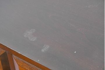 中古　美品　松本民芸家具　立体的なデザインが魅力の凸面小引き出し(卓上収納、小物収納)(R-084274)