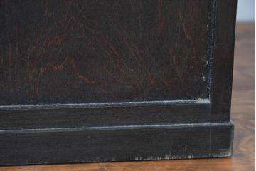 中古　美品　松本民芸家具　立体的なデザインが魅力の凸面小引き出し(卓上収納、小物収納)(R-084274)