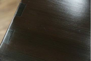 中古　美品　松本民芸家具　立体的なデザインが魅力の凸面小引き出し(卓上収納、小物収納)(R-084274)