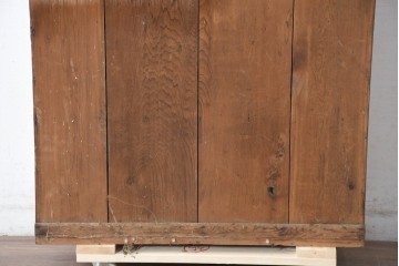 【簡易リペア限定品】　和製アンティーク　引き出し17杯　小物収納におすすめの小振りなチェスト　(R-084286)