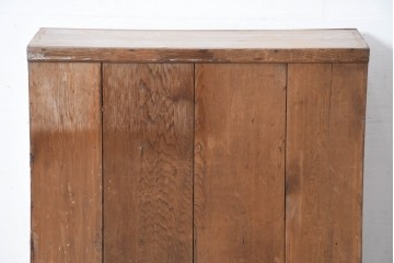 【簡易リペア限定品】　和製アンティーク　引き出し17杯　小物収納におすすめの小振りなチェスト　(R-084286)