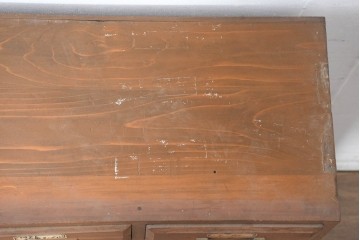 【簡易リペア限定品】　和製アンティーク　引き出し17杯　小物収納におすすめの小振りなチェスト　(R-084286)