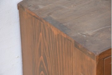 【簡易リペア限定品】　和製アンティーク　引き出し17杯　コンパクトサイズで取り入れやすい小振りなチェスト　(R-084287)