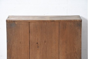 【簡易リペア限定品】　和製アンティーク　引き出し17杯　コンパクトサイズで取り入れやすい小振りなチェスト　(R-084287)