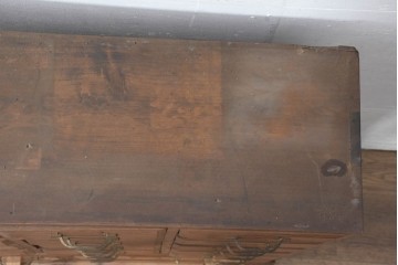 【簡易リペア限定品】　和製アンティーク　引き出し17杯で大容量の小振りなチェスト　(R-084288)