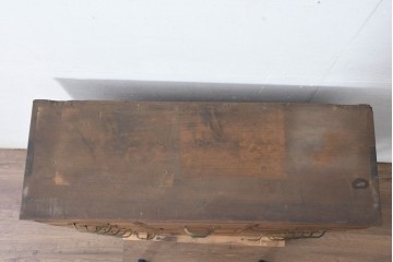 【簡易リペア限定品】　和製アンティーク　引き出し17杯で大容量の小振りなチェスト　(R-084288)