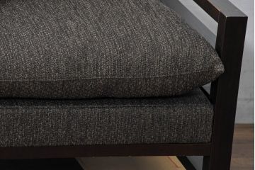 中古　超美品　展示品　Ritzwell(リッツウェル)　GRAND LEEWISE(グランドリーワイズ)　落ち着きあるシックなデザインが素敵な2人掛けソファ(2P、二人掛け、アームソファ)(定価約70万円)(R-084290)
