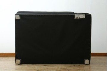 中古　美品　ダホン(Dahong)　イタリアンデザイン　本革(レザー)　デザイン性と快適性を両立した2.5人掛けソファ　定価約28万円　(R-084293)
