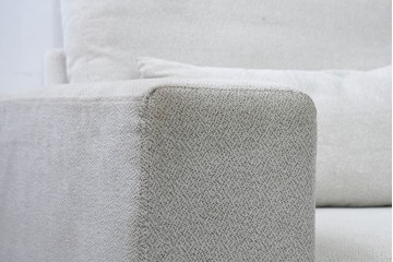 中古　美品　匠大塚購入品　広々サイズでゆったりとくつろげるシンプルモダンデザインのオットマン付き3人掛けソファ　定価推定約61万円相当　(R-084294)