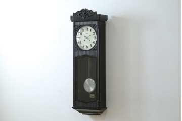 和製アンティーク　大正ロマン　Meiji(明治時計社)　高さ130㎝の大きな振り子時計　(R-084296)