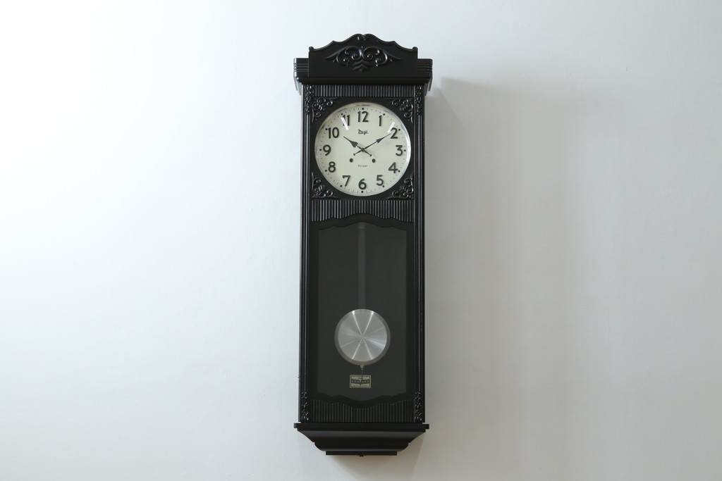 和製アンティーク　大正ロマン　Meiji(明治時計社)　高さ130㎝の大きな振り子時計　(R-084296)