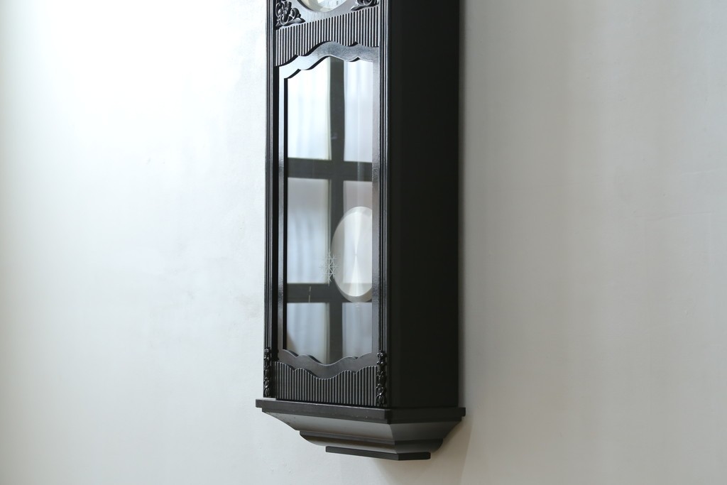 和製アンティーク　大正ロマン　Meiji(明治時計社)　高さ130㎝の大きな振り子時計　(R-084296)