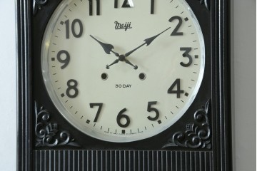 和製アンティーク　大正ロマン　Meiji(明治時計社)　高さ130㎝の大きな振り子時計　(R-084296)