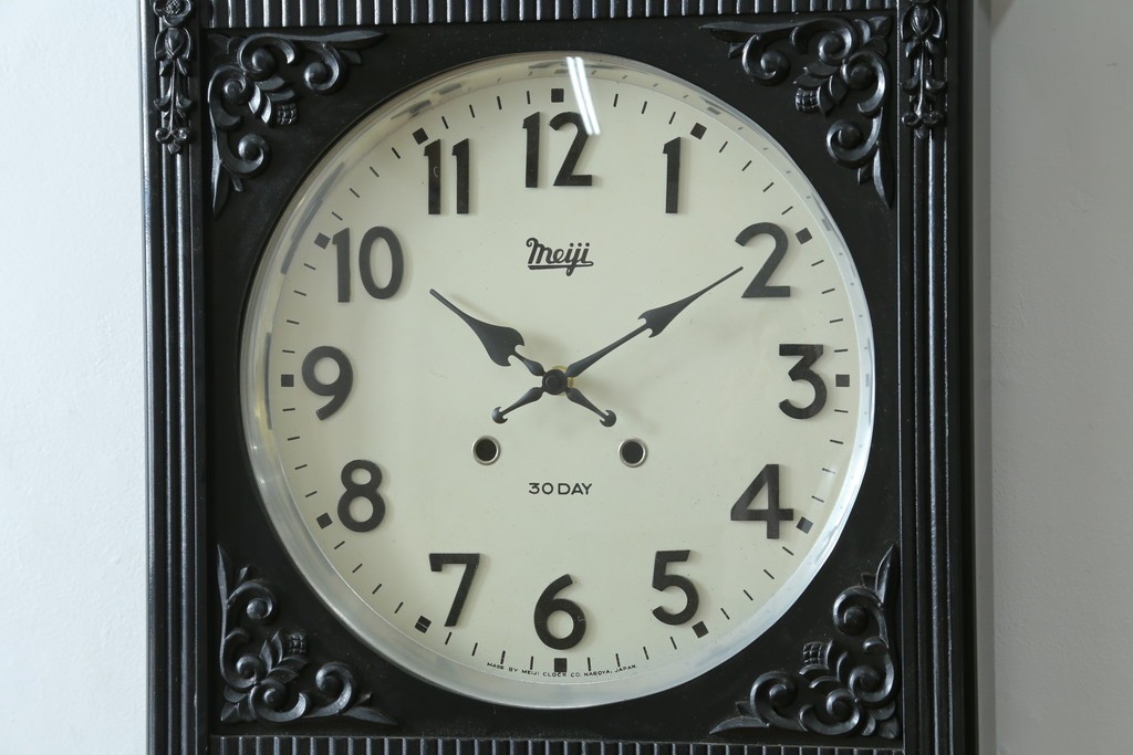 和製アンティーク　大正ロマン　Meiji(明治時計社)　高さ130㎝の大きな振り子時計　(R-084296)
