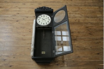 和製アンティーク　大正ロマン　Meiji(明治時計社)　高さ130㎝の大きな振り子時計　(R-084296)