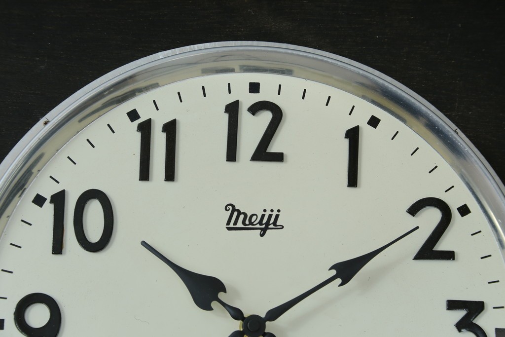 和製アンティーク　大正ロマン　Meiji(明治時計社)　高さ130㎝の大きな振り子時計　(R-084296)