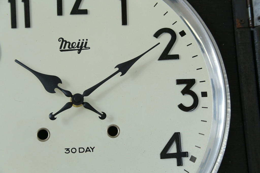 和製アンティーク　大正ロマン　Meiji(明治時計社)　高さ130㎝の大きな振り子時計　(R-084296)