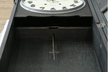 和製アンティーク　大正ロマン　Meiji(明治時計社)　高さ130㎝の大きな振り子時計　(R-084296)