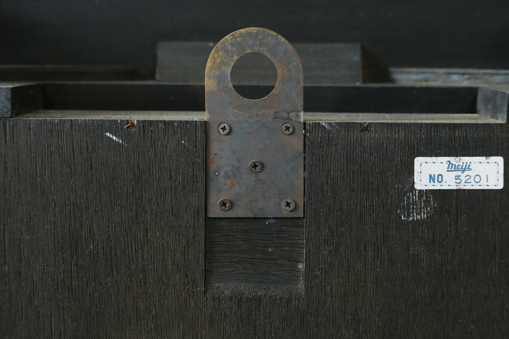 和製アンティーク　大正ロマン　Meiji(明治時計社)　高さ130㎝の大きな振り子時計　(R-084296)