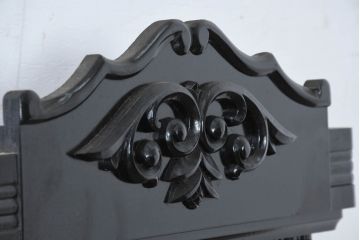 和製　Meiji(明治時計社)　大正ロマン　シックな佇まいが魅力の大きな柱時計(掛け時計、古時計、振り子時計)(R-084296)