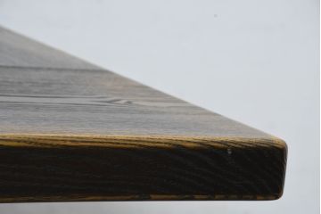 中古　希少な廃番品!!　葉山ガーデン取り扱い　国産　職人手作り品　タモ材　アンティーク調の囲炉裏テーブル(座卓、ローテーブル、センターテーブル、リビングテーブル)(定価約25万円)(R-084297)