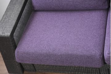 中古　美品　展示品　名門藤家具　カザマ(Kazama)　Ventura New Frag(ベンチュラニューフラーグ)　ラタン　大人の空間を演出するら引き出し付き3人掛けソファ(三人掛け、システムソファ、カウチソファ、コーナーソファ、)(定価約53万円)(R-084301)