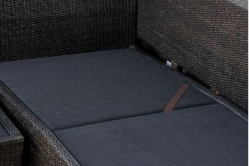 中古　美品　展示品　名門藤家具　カザマ(Kazama)　Ventura New Frag(ベンチュラニューフラーグ)　ラタン　大人の空間を演出するら引き出し付き3人掛けソファ(三人掛け、システムソファ、カウチソファ、コーナーソファ、)(定価約53万円)(R-084301)